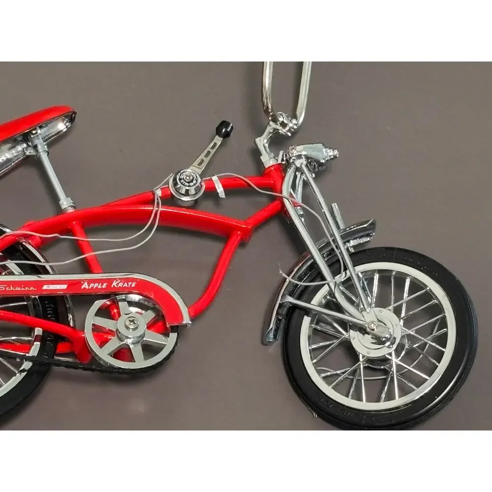 The Apple Krate Stik Shift 5 Speed Bicycle 1:6 Scale Schwinn Red Die Cast